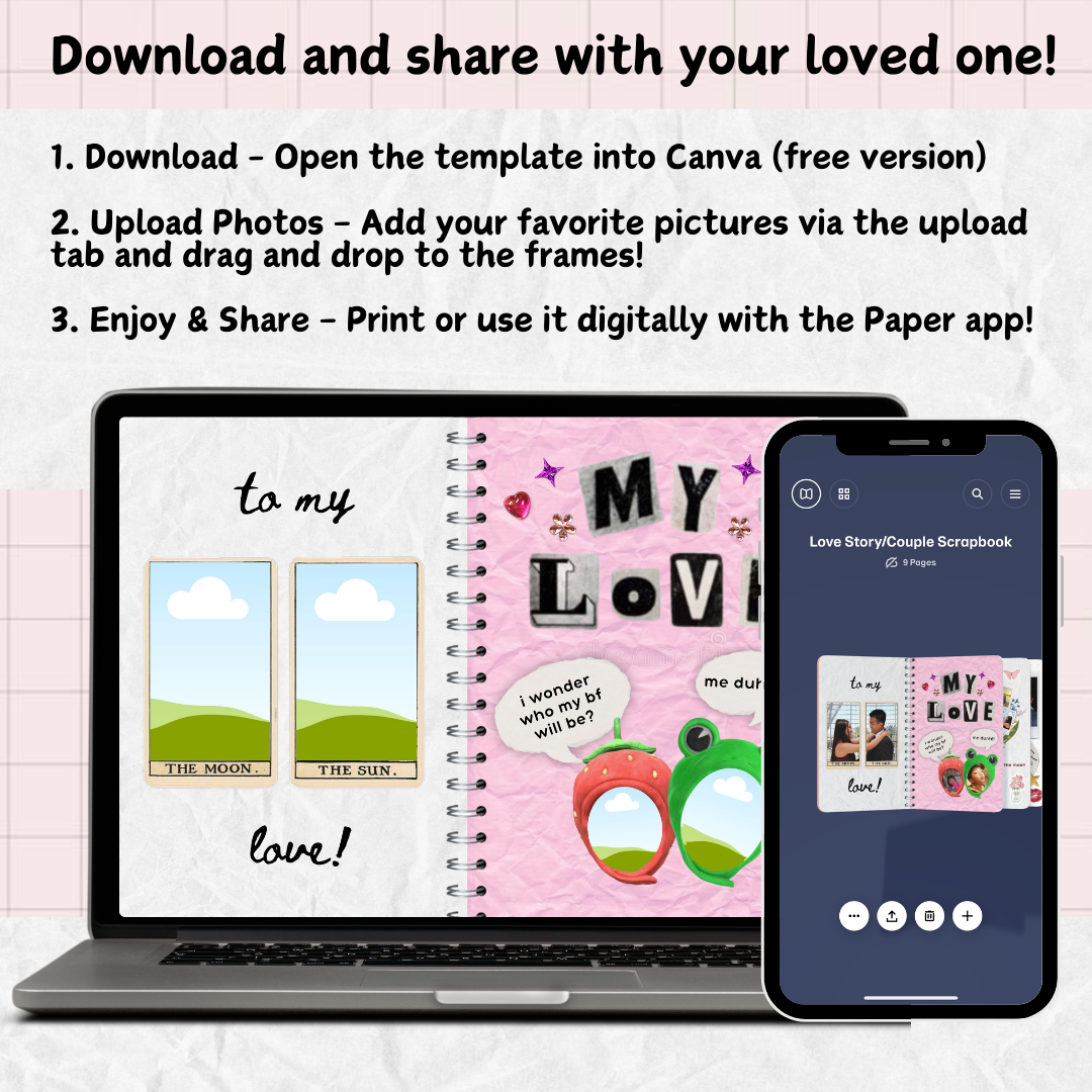 The Ultimate Love Scrapbook Bundle: Meaningful Gift that Lasts Forever