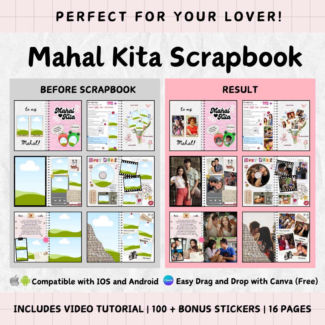 Mahal Kita Scrapbook: Perfect for Lovers🇵🇭