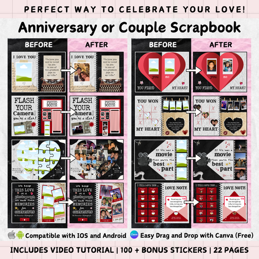 The Anniversary & Couples Scrapbook: Perfect Way to Celebrate Your Love 💕