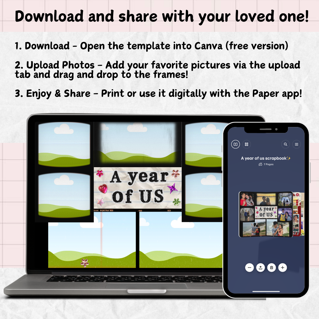 The Ultimate Love Scrapbook Bundle: Meaningful Gift that Lasts Forever