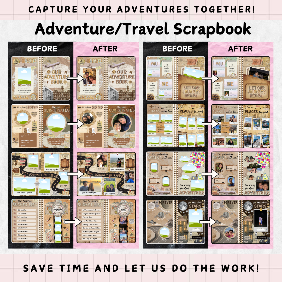 Let Us Build Your Scrapbook: No Effort Required! ✨