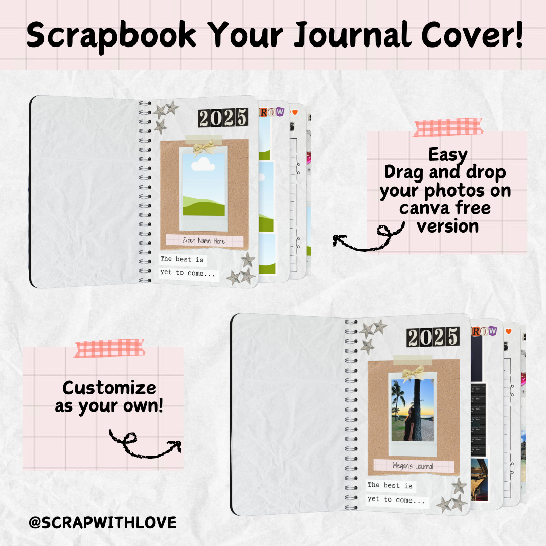 2025 Scrapbook Journal: Perfect Way to Capture Your Dreams & Goals