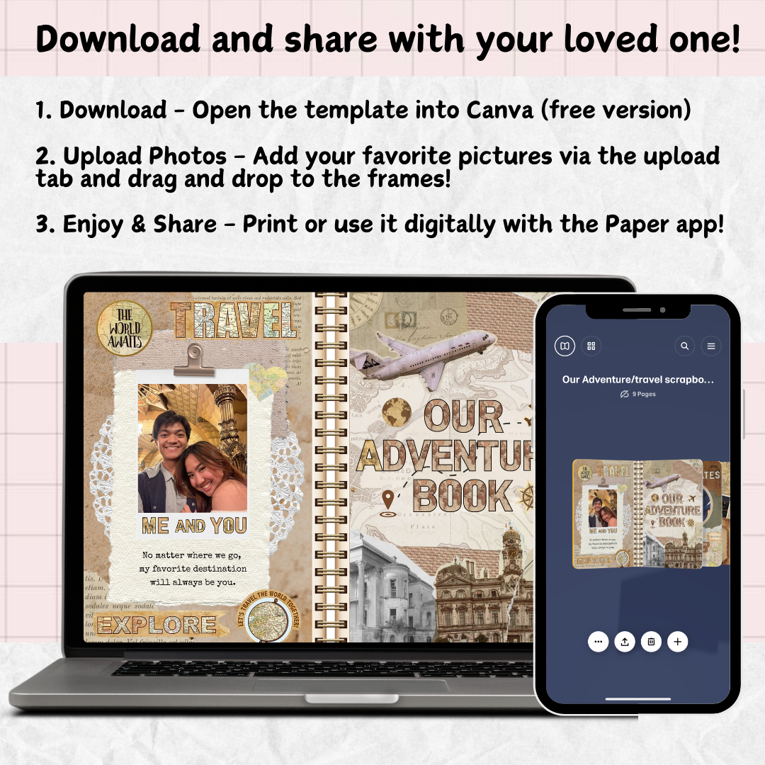 The Ultimate Love Scrapbook Bundle: Meaningful Gift that Lasts Forever